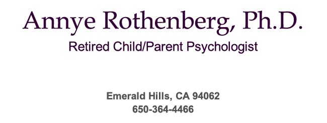 Parenting Counselor Annye Rothenberg